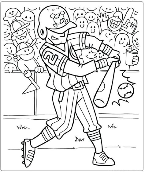 baseball player coloring pages  getdrawings