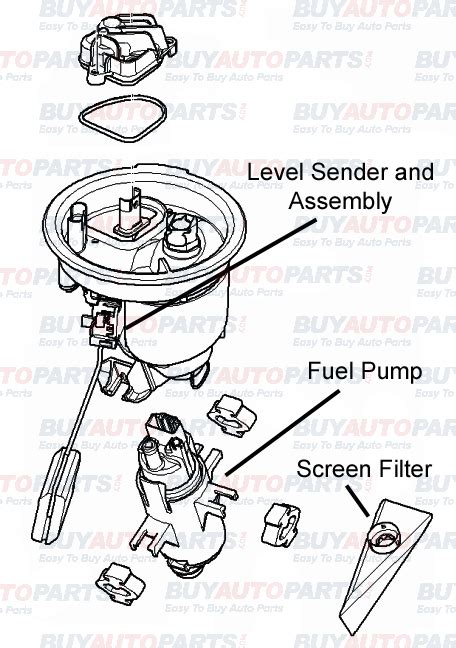 fuel pump assembly breakdown