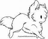 Wolf Chibi Coloring Pages Lineart Drawings Animal Drawing Cute Wolves Female Base Deviantart Draw Cat Color Animals Getcolorings Group Sketches sketch template