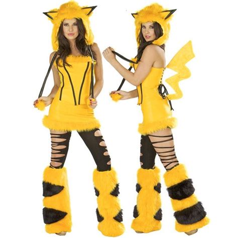 yellow mouse costume pikachu costume women pikachu