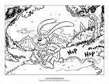 Easter Bunny Coloring Pages Printable Dot Worksheet Printables Kids Timvandevall Template Clipart Some Jpeg sketch template