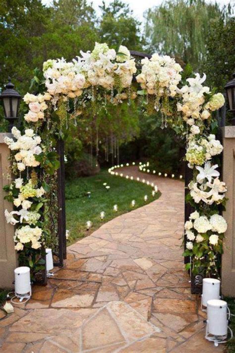 beautiful wedding arch entrance enchanted garden theme pinterest
