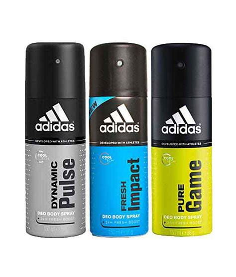 adidas dynamic pulse fresh impact pure game deodorant  men ml  buy