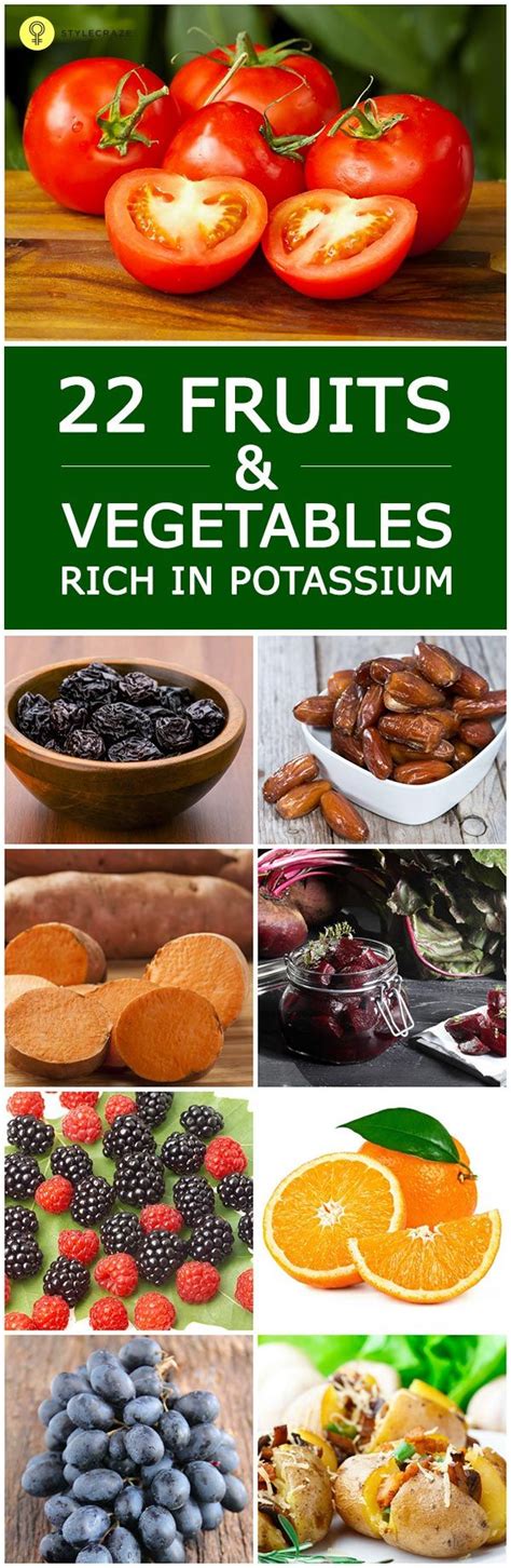 top 15 potassium rich foods and their benefits benefits