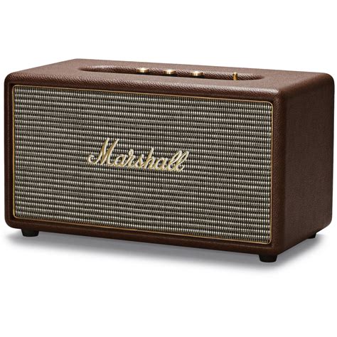 marshall stanmore bluetooth speaker system brown  bh