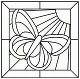 Coloring Stained Glass Pages Printable Window Popular sketch template