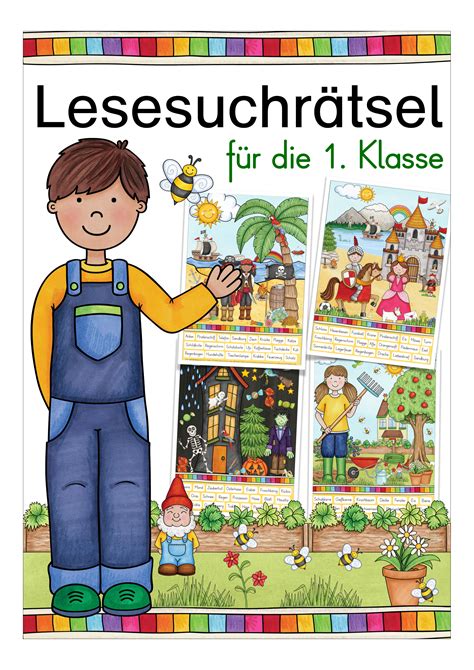 lesen und malen deutsch  klasse unterrichtsmaterial