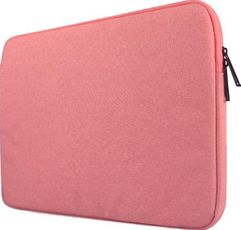 bolcom waterdichte laptoptas laptop sleeve laptophoes   extra bescherming roze