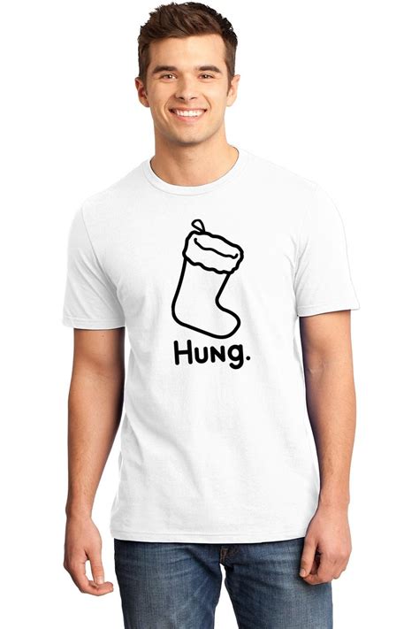 mens hung soft tee christmas xmas santa sex christmas humor shirt ebay