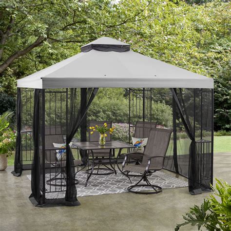 mainstays    easy assembly outdoor furniture patio gazebo
