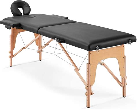 table de massage pliable   zones avec appuie tete reglable en hauteur
