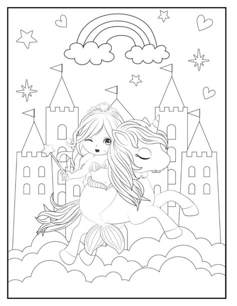 unicorn coloring pages    verbnow