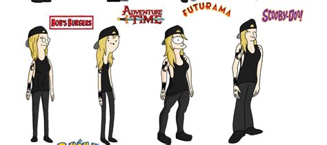 Woman Draws A Self Portrait In 30 Cartoon Styles And Here