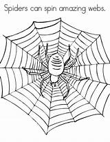 Spider Coloring Web Spiders Spin Amazing Color Pages Scary House Luna sketch template