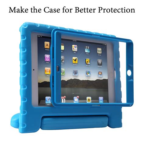 hde ipad mini    bumper case  kids shockproof hard cover handle stand ebay