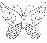 Butterfly Embroidery Patterns Pattern Hand Butterflies Coloring Needlenthread Templates Quilt Pages Print Needle Designs Two Nthread Printable Use Block Vintage sketch template