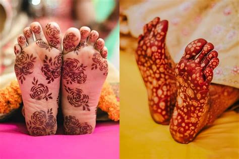 Latest 15 Best Mehndi Designs On The Sole Of Foot