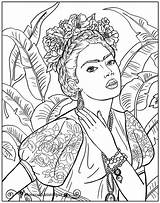 Frida Kahlo Pages Khalo Pintar Obras Mandalas Mandala Publishing Glad These Whimsic Botero рисунки Colorare Malvorlagen Quadri Wurden Vorbeigekommen Kostenlosen sketch template
