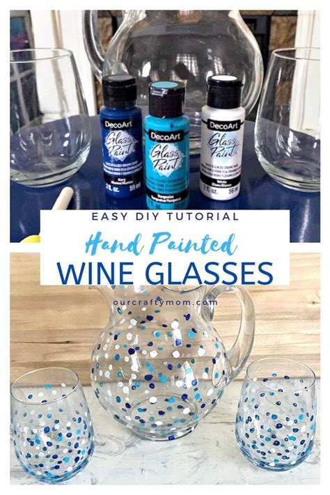 How To Make Beautiful Diy Hand Painted Wine Glasses