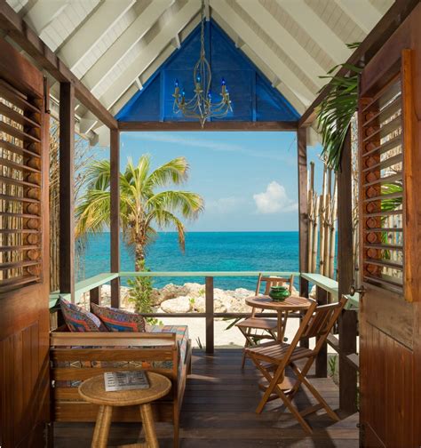 perfect summer getaway   beach huts  goldeneye jamaica
