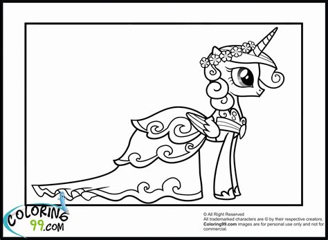 pony cadence coloring pages