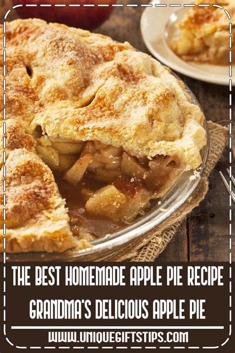 The Best Homemade Apple Pie Recipe Healthy Living And Lifestyle