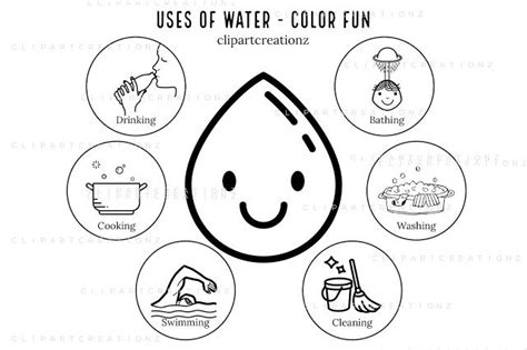 water coloring clipart world water day coloring worksheets