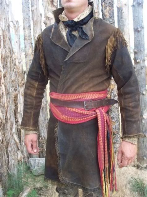 frontier deerskin coat  fringe native american clothing mountain man clothing trekking