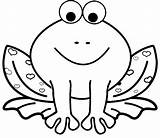 Kikkers Kikker Frog Downloaden Uitprinten sketch template