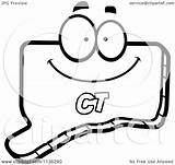 Connecticut State Cartoon Coloring Clipart Outlined Character Happy Cory Thoman Vector 2021 sketch template