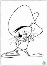 Speedy Gonzales Coloring Cartoon Pages Dinokids Characters Close Print Popular sketch template
