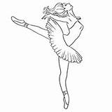 Ballerina Coloring Pages Ballet Printable Girl Little Dance Beautiful Drawing Color Dancer Drawings Outline Momjunction Combing Hair Her Performing Choose sketch template