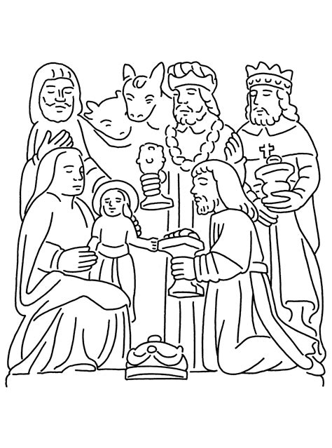 kings coloring pages   magi kids coloring pages