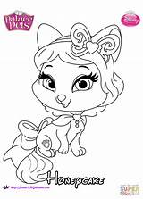 Palace Honeycake Princesses Supercoloring Princesas Puppy Colouring Belle sketch template