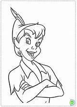 Dinokids Pan Peter Coloring Pages Close Coloringdisney sketch template