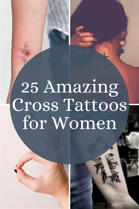 25 Amazing Cross Tattoos For Women Tattoo Glee