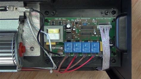 electric fireplace insert circuit board youtube