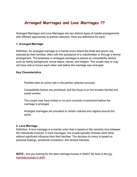 Ppt Arranged Marriages And Love Marriages Powerpoint Presentation