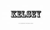 Tattoo Name Kelsey Designs sketch template