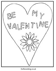 st valentines day colouring pictures  images valentines day