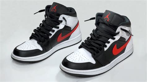 how to lace nike air jordan mid 1 loose jordan mid 1 loosely laces
