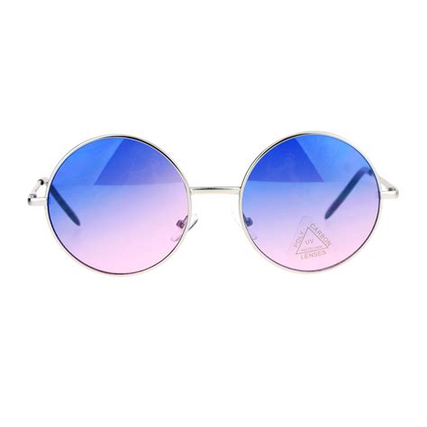 sa106 oceanic color lens round circle hippie sunglasses ebay