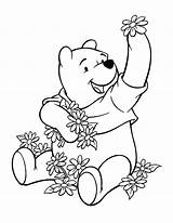 Pooh Winnie Coloring Pages Thanksgiving Printable Color Getcolorings Print sketch template