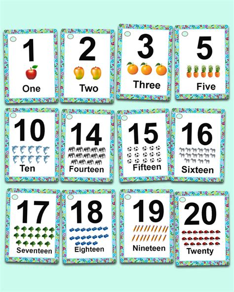 number flashcards    words  selling zstore uk