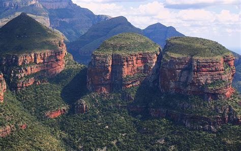 nature landscape photography mountains canyon erosion cliff shrubs clouds south africa