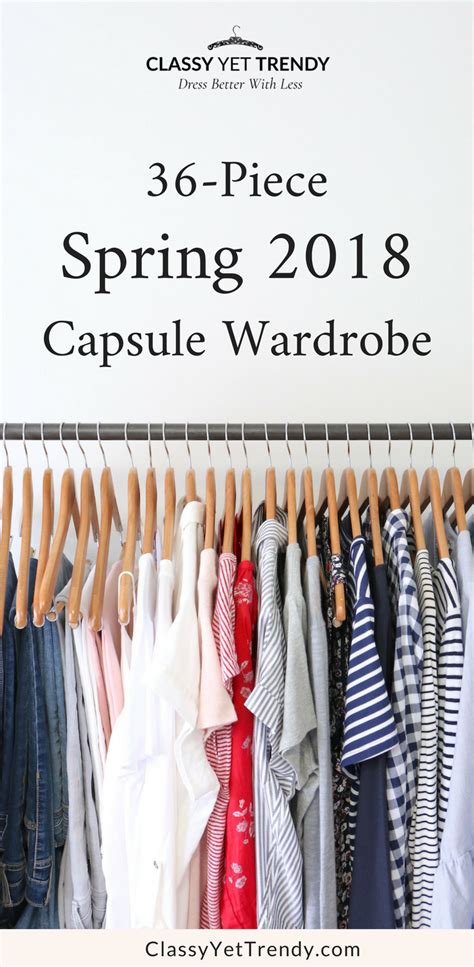 piece spring  capsule wardrobe classy  trendy