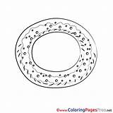 Coloring Bagel Sheets Sheet Title sketch template