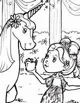 Coloring Unicorn Pages Princess Color Popular sketch template