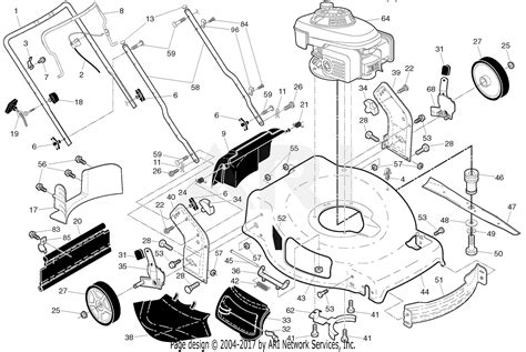 ariens    walk  mower parts diagram  repair parts
