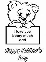 Fathers Coloring Pages Happy Dad Printable Kids Toddlers Father Daddy Print Birthday Sheets Cards Adult Cool Procoloring Leave Choose Board sketch template